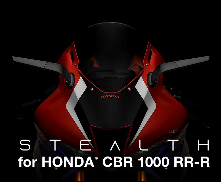 Rizoma Stealth Mirrors for the Honda CBR1000RR-R / SP (2020+) and CBR1000RR / SP (17-20) Rizoma Stealth Mirrors for the Honda CBR1000RR-R / SP (2020+) and CBR1000RR / SP (17-20)